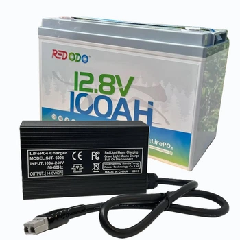 Комплект Redodo 12,8 В 100 А год (без Bluetooth) + SJT-600E 14,6 В 30 А