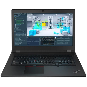 Ноутбук Lenovo ThinkPad P17 Gen 1 / 17.3” 1920x1080 FullHD / i7-10850H / 32 ГБ / SSD / 512 ГБ / nVIDIA GeForce RTX 3000 6Gb / Клас Б Б/В