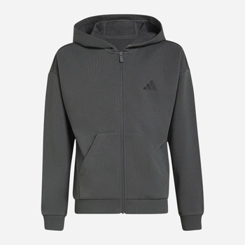 Дитяча толстовка з капюшоном для хлопчика Adidas Essentials KS2476 122-128 см Сіра (4069996401679)
