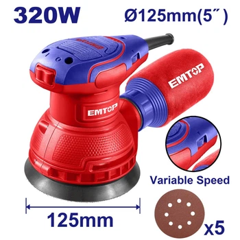 Шлифмашина эксцентриковая EMTOP EFSR23206