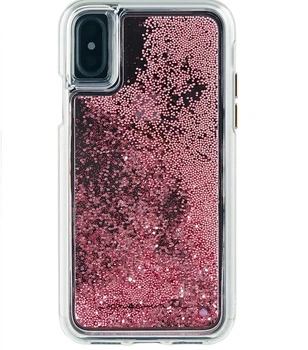 Чохол Case-Mate Waterfall Glitter для Apple iPhone X / iPhone XS (CM036260 / CM037708) Rose Gold