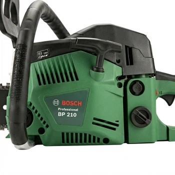 Бензопила Bosch BP 210 бензиновая 6,25 кВт цепная пила 8,5 л с профессиональная мотопила с шиной 40 см цепь 0,325 легкий старт антивибрационная для бревен дров древесины строительства хозяйства