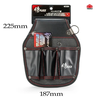 Поясний чохол Takagi Samurai Black SRBT-3 чорний 3 кишені