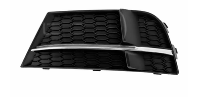 Решетка в бампер AVTM Audi A3 17-20 левая S-Line с хром. молдингом Ауди А3 АМ0052672