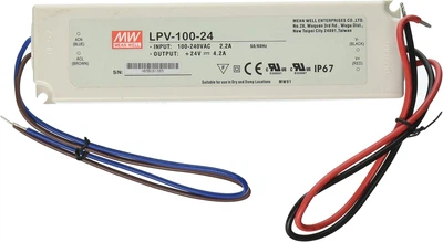 Блок живлення Mean Well 100.8W 24V 4.2A IP67 (LPV-100-24)