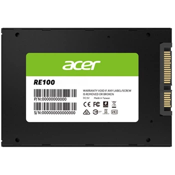 Накопитель SSD Acer RE100 512 ГБ SATA III 2.5 TLC внутренний для ноутбука и ПК (BL.9BWWA.108)