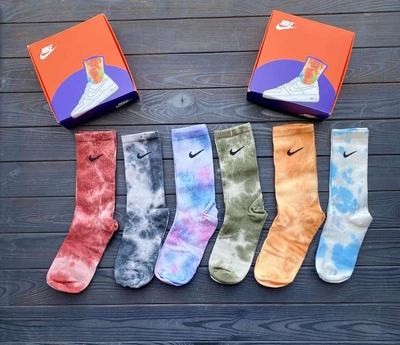 Носки спортивные Nike 36-41 (0357) - набор 6 штук в коробке