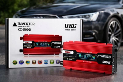 Преобразователь AC/DC KC-500D 500W+lcd, Инвертор в машину