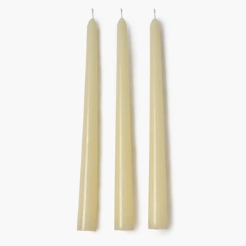 Набор столовых свечей MBM HOME 3 шт. 25 см айвори (FR-18 IVORY)
