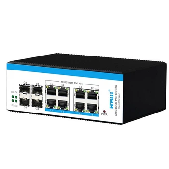 Управляемый POE коммутатор HongRui HR600M-ATG-84F-SFP 12-портовый