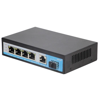 POE коммутатор HongRui HR901-AFG-411S 6-портовый