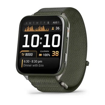 Смарт-часы Garmin Venu X1Moss хаки с титановым корпусом