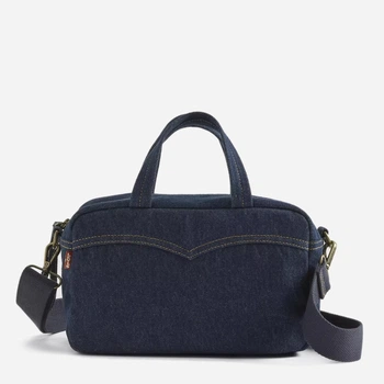 Сумка кросс-боди через плечо женская тканевая средняя Levi's 465550445 Синяя (1162179375)
