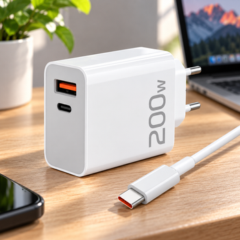 Универсальное зарядное устройство 200W USB-A+Type-C /Адаптер с быстрой зарядкой Power Delivery PD
