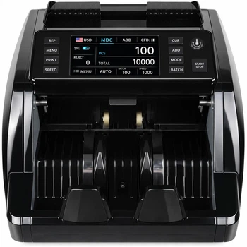 Счётчик купюр Kingscan AL-910A с Dual CIS, определением валюты и подсчётом общей суммы смешанных банкнот