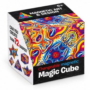 Головоломка 3D магнітний кубик-трансформер Magic Cube 72 форми