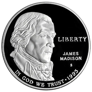 Колекційна срібна монета “Liberty - Білль про права” PROOF 26,73 г 1993 рік