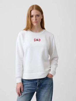 Свитшот на флисе женский GAP 759814234 L Белый (1162419675)