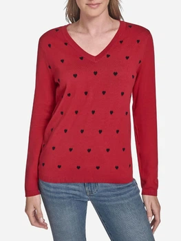 Пуловер женский Tommy Hilfiger 708430626 S Красный (1162459609)