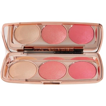 Палетка для лица Tarte Shape Tape Glow Blush Bar Palette хайлайтер пудра румяна 13.5g