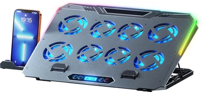 Охлаждающая подставка для ноутбука Dyxon Ice Coorel 23 Game Turbo Cool RGB Grey (DXN-ICCL-23-GY)