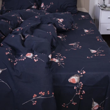 Простынь Сатин 22-1280 Bullfinches 200*220