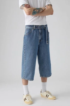 Мужские джинсовые шорты Levi's W34 Синий (157252)