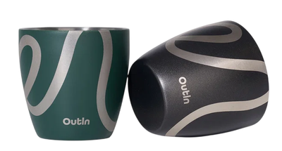 Filiżanki do espresso OutIn 2szt. stal nierdzewna OT-ES-01 (1230000232357)
