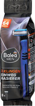 Станки для бритья мужские Balea men (3 лезвия) 8 шт