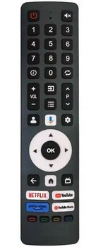 Пульт телевизора Blaupunkt 65ugc5500s YouTube netflix