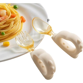 Детские столовые приборы Beitaisi из PPSU Cheese White