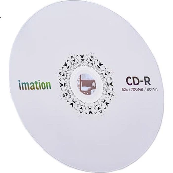 IMATION Laide CD-R чисті диски 50 шт. герметичні, 700 МБ, 52x, високошвидкісне відтворення в автомобілі, комп'ютерно-читабельне, записуване, офісні файли, дані, відео, музика