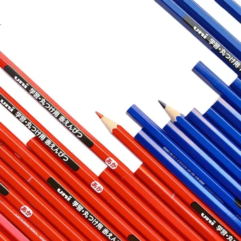 Набор шестигранных карандашей для эскизов Uni Mitsubishi Art Sketching Marker Pencils, GAKUSYU MARUTSUKE, красный, 12 штук.