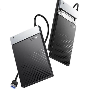 Зовнішній корпус для жорсткого диска EAGET USB 3.0, 2,5-дюймовий інтерфейс SATA, сумісний з ноутбуками та настільними комп'ютерами, для SSD та HDD, універсальний кабель USB 3.0, інтегрований CE50