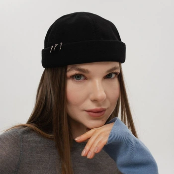 Феска ETHNO ПАНК чорний