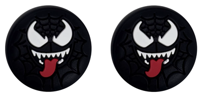 Силиконовые накладки на стики Marvel Venom для Sony DualSense PS5 / DualShock PS4 / Nintendo Switch 2 / Xbox Series | One / Pro Controller Nintendo