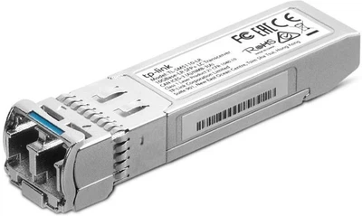 Трансивер SFP+ TP-LINK 10GBase-LR SM одномодовое волокно 10 км LC