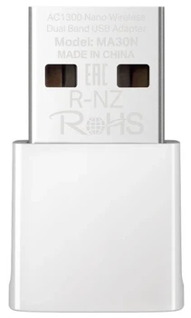 Адаптер WiFi MERCUSYS MA30N AC1300, USB