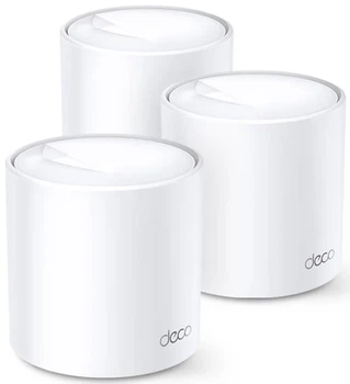 Система WiFi-Mesh TP-LINK Deco X60 AX5400, 1xGE LAN, 1xGE WAN, 1 модуль.