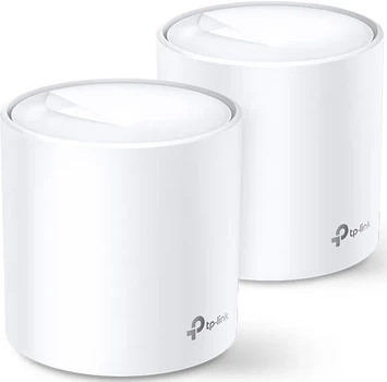 Система WiFi-Mesh TP-LINK Deco X20 AX1800, 1xGE LAN, 1xGE WAN, 2 модуля.