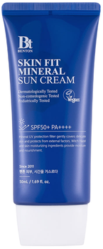 Сонцезахисний крем Benton Skin Fit Mineral SPF 50+ PA++++ 50 мл (8809566991560)