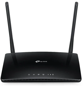 Маршрутизатор TP-Link 4G LTE WiFi AC1350 3 порта LAN 2.4 ГГц 5 ГГц черный