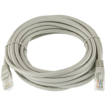 Патч-корд GreenVision литой UTP RJ45 кат.5E, длина кабеля 5 м