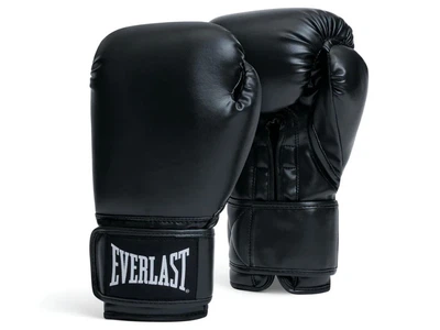Тренувальні рукавички EVERLAST Classic Boxing Gloves 12 унцій чорний (5925)