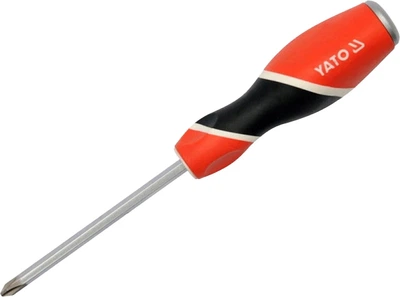 Отвертка крестовая (Yato) Philips PH1x200 мм с магнитным наконечником (YT-25926)