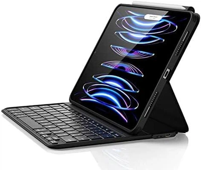 ESR Ascend чехол с клавиатурой для iPad Air 11" M3/M2, черный, с подсветкой