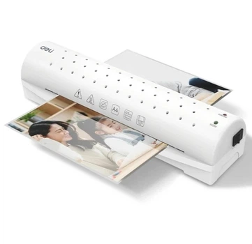 Ламинатор A4, ET106, White, до 125 мкм, горячее ламинирование Deli (teh0033594)