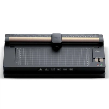 Ламінатор A3, ET110 (3-in-1), Black, до 125 мкм, гаряче / холодне ламінування Deli (teh0033599)