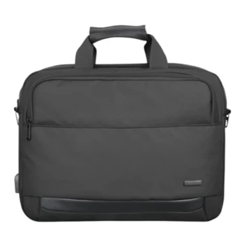 Сумка для ноутбука 15.6" Porto, Black, полиэстер/экокожа Modecom (sum0029213)