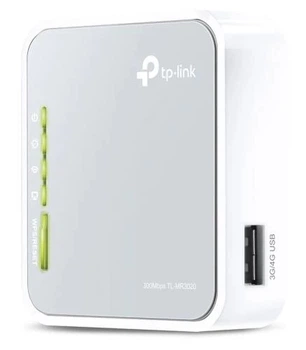 Роутер TL-MR3020, Wi-Fi 802.11n, до 150 Mb/s, 1x10/100 Mb/s, RJ45 10/100 Mb/s (Gb) TP-Link 000357841